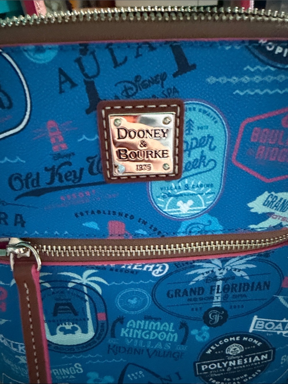 Dooney & Bourke Disney Vacation Club Workd of Treasures - Picture 2 of 10